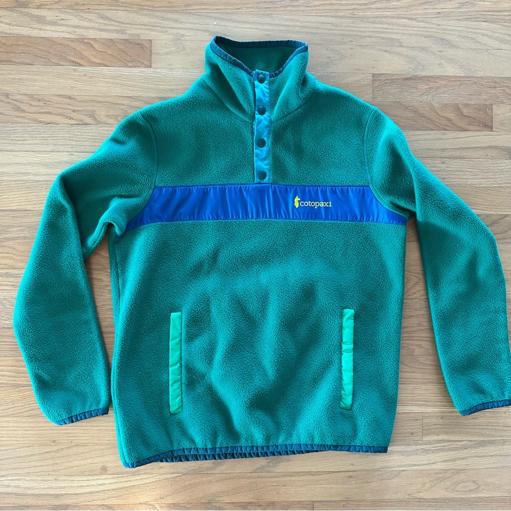 Cotopaxi Bright Green Fleece Pullover